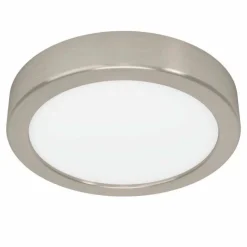 Luminaires Eglo Éclairage Led|Plafonnier Eglo FUEVA LED Nickel mat, 1 lumière