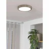 Luminaires Eglo Éclairage Led|Plafonnier Eglo FUEVA LED Nickel mat, 1 lumière