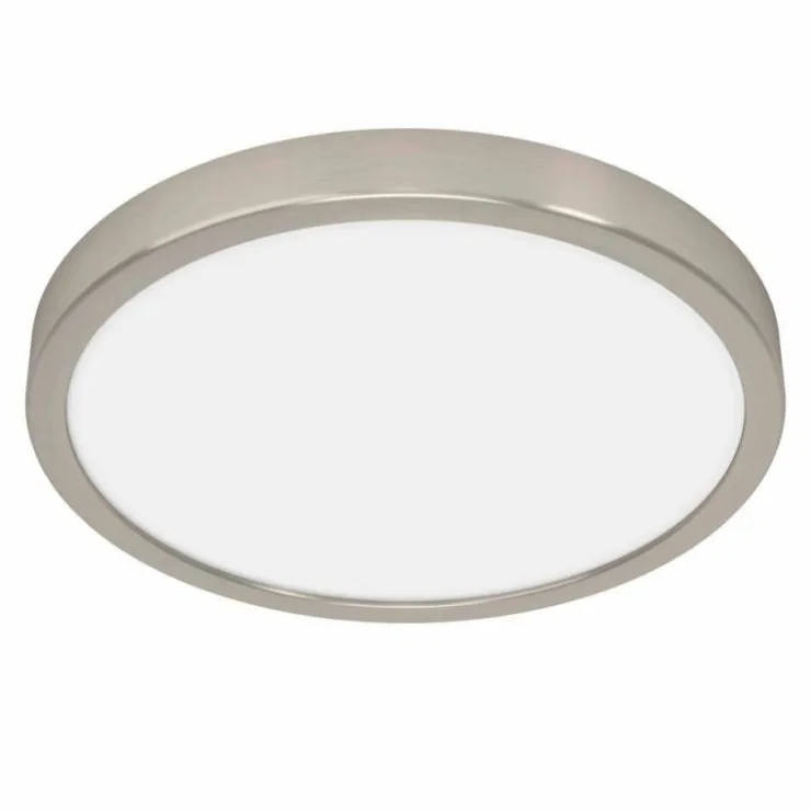 Luminaires Eglo Éclairage Led|Plafonnier Eglo FUEVA LED Nickel mat, 1 lumière