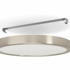 Luminaires Eglo Éclairage Led|Plafonnier Eglo FUEVA LED Nickel mat, 1 lumière