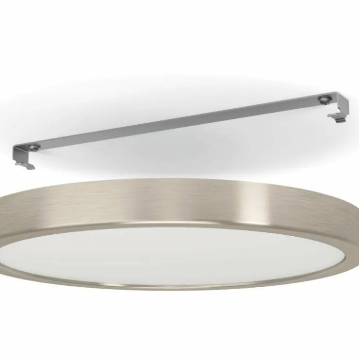 Luminaires Eglo Éclairage Led|Plafonnier Eglo FUEVA LED Nickel mat, 1 lumière