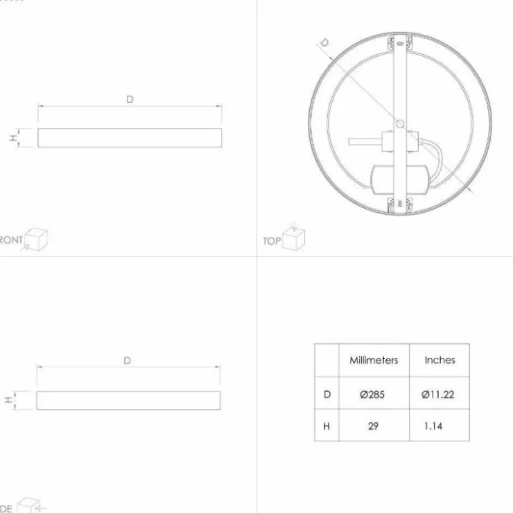 Luminaires Eglo Éclairage Led|Plafonnier Eglo FUEVA LED Nickel mat, 1 lumière