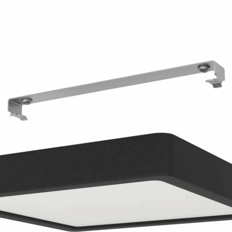 Luminaires Eglo Éclairage Led|Plafonnier Eglo FUEVA LED Noir, 1 lumière