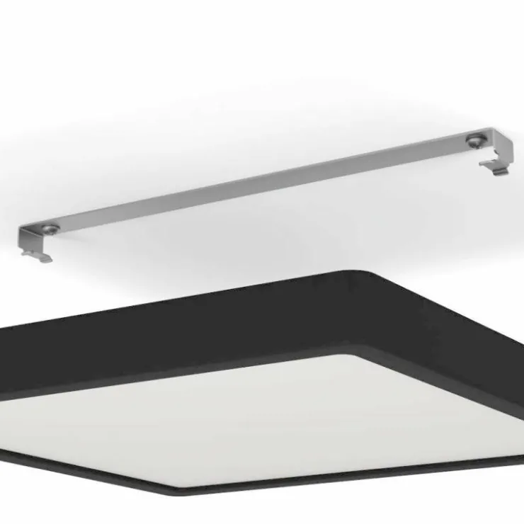 Luminaires Eglo Éclairage Led|Plafonnier Eglo FUEVA LED Noir, 1 lumière