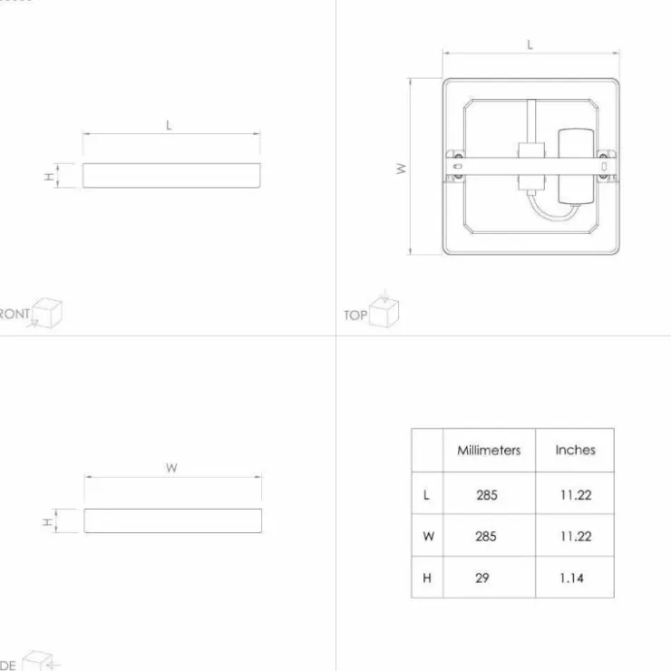 Luminaires Eglo Éclairage Led|Plafonnier Eglo FUEVA LED Noir, 1 lumière