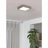 Luminaires Eglo Éclairage Led|Plafonnier Eglo FUEVA LED Nickel mat, 1 lumière