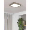 Luminaires Eglo Éclairage Led|Plafonnier Eglo FUEVA LED Nickel mat, 1 lumière