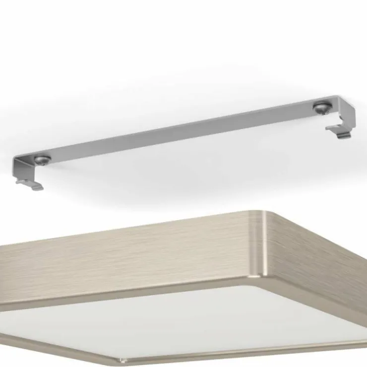 Luminaires Eglo Éclairage Led|Plafonnier Eglo FUEVA LED Nickel mat, 1 lumière