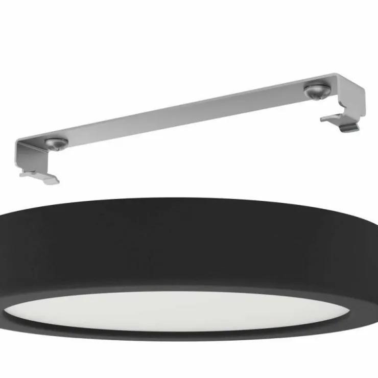 Luminaires Eglo Éclairage Led|Plafonnier Eglo FUEVA LED Noir, 1 lumière