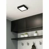 Luminaires Eglo Éclairage Led|Plafonnier Eglo FUEVA LED Noir, 1 lumière
