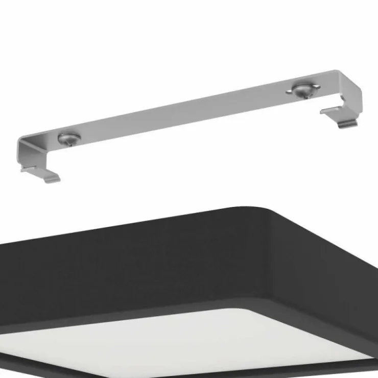 Luminaires Eglo Éclairage Led|Plafonnier Eglo FUEVA LED Noir, 1 lumière