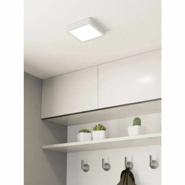 Luminaires Eglo Éclairage Led|Plafonnier Eglo FUEVA LED Blanc, 1 lumière