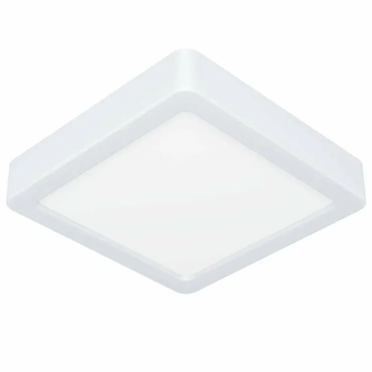 Luminaires Eglo Éclairage Led|Plafonnier Eglo FUEVA LED Blanc, 1 lumière