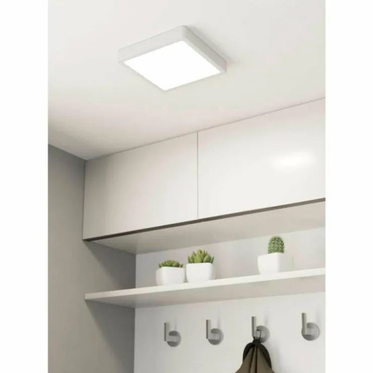Luminaires Eglo Éclairage Led|Plafonnier Eglo FUEVA LED Blanc, 1 lumière