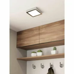 Luminaires Eglo Éclairage Led|Plafonnier Eglo FUEVA LED Chrome, 1 lumière