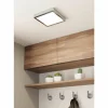 Luminaires Eglo Éclairage Led|Plafonnier Eglo FUEVA LED Chrome, 1 lumière