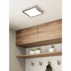Luminaires Eglo Éclairage Led|Plafonnier Eglo FUEVA LED Chrome, 1 lumière