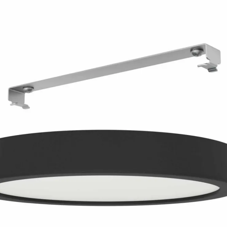 Luminaires Eglo Éclairage Led|Plafonnier Eglo FUEVA LED Noir, 1 lumière