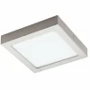 Luminaires Eglo Éclairage Led|Plafonnier Eglo FUEVA-C LED Nickel mat, 1 lumière, Changeur de couleurs