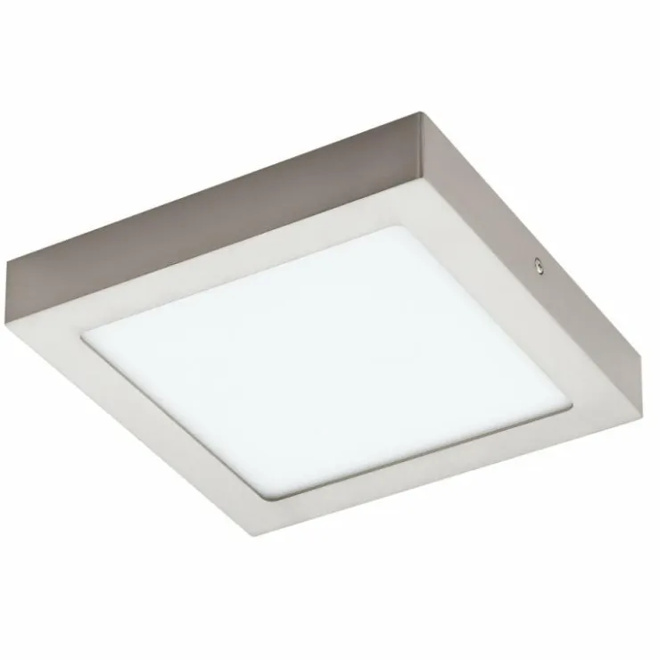 Luminaires Eglo Éclairage Led|Plafonnier Eglo FUEVA-C LED Nickel mat, 1 lumière, Changeur de couleurs
