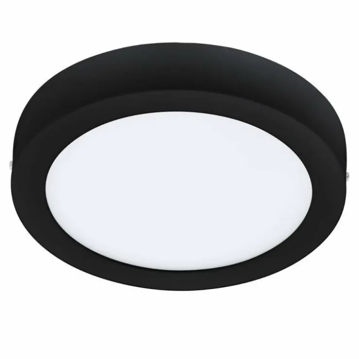Luminaires Eglo Éclairage Led|Plafonnier Eglo FUEVA-Z LED Noir, 1 lumière