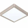 Luminaires Eglo Éclairage Led|Plafonnier Eglo FUEVA-Z LED Nickel mat, 1 lumière