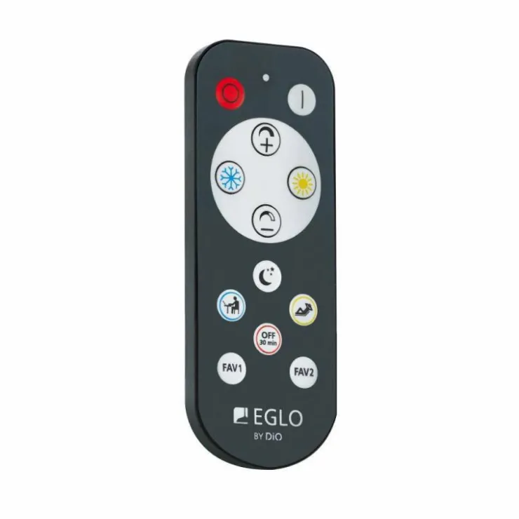 Luminaires Eglo Éclairage Led|Plafonnier Eglo GAFARES LED Noir, Blanc, 1 lumière