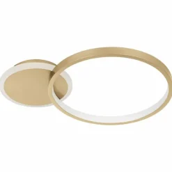 Plafonnier Eglo GAFARES LED Or, Blanc, 1 lumière