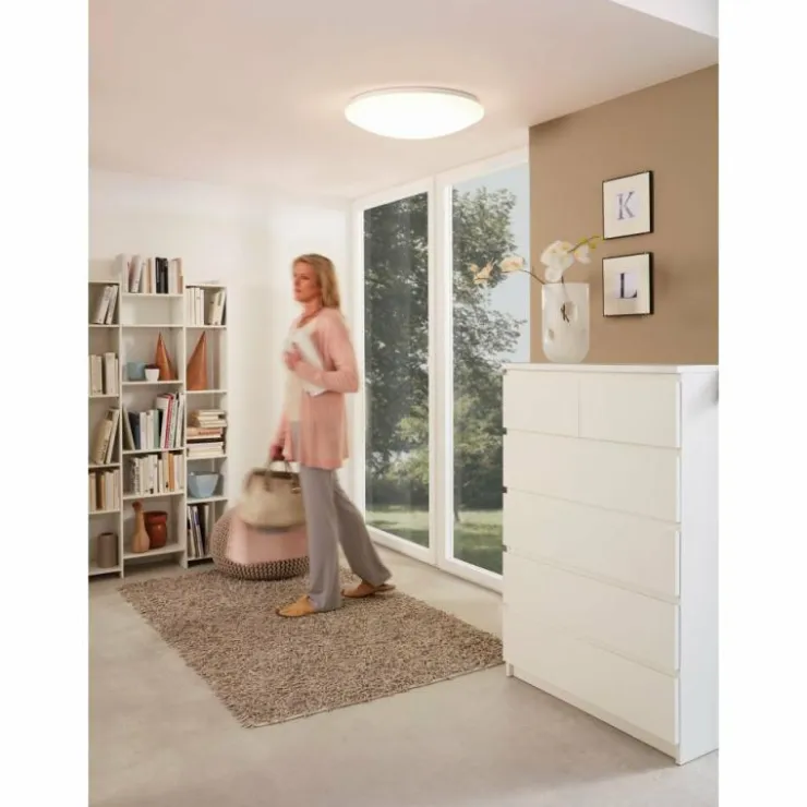 Luminaires Eglo Éclairage Led|Plafonnier Eglo GIRON LED Blanc, 1 lumière, Télécommandes