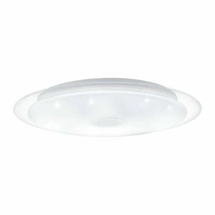 Luminaires Eglo Éclairage Led|Plafonnier Eglo IGROKA LED Transparent, Blanc, 1 lumière