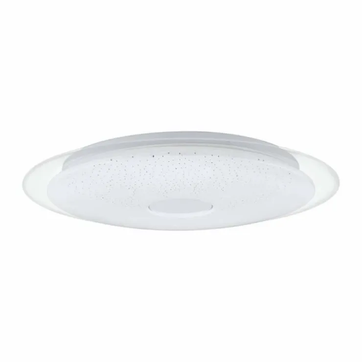 Luminaires Eglo Éclairage Led|Plafonnier Eglo IGROKA LED Transparent, Blanc, 1 lumière