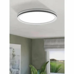 Luminaires Eglo Éclairage Led|Plafonnier Eglo LAZARAS LED Blanc, 1 lumière, Changeur de couleurs