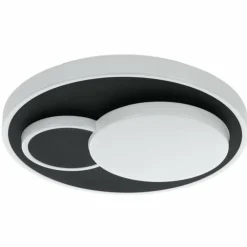 Luminaires Eglo Éclairage Led|Plafonnier Eglo LEPRESO LED Noir, Blanc, 1 lumière