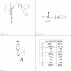 Luminaires Eglo Appliques|Plafonnier Eglo LORETO Noir, Blanc, 1 lumière