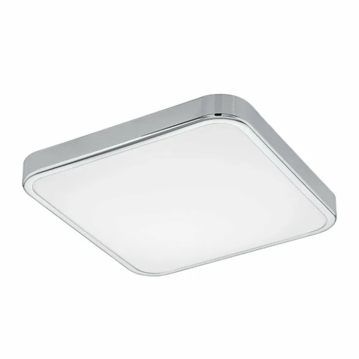 Luminaires Eglo Éclairage Led|Plafonnier Eglo MANILVA 1 LED Chrome, 1 lumière