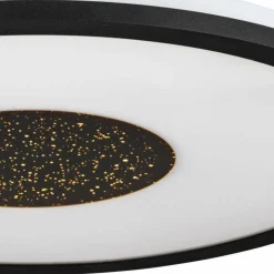 Luminaires Eglo Éclairage Led|Plafonnier Eglo MARMORATA LED Noir, Blanc, 2 lumières