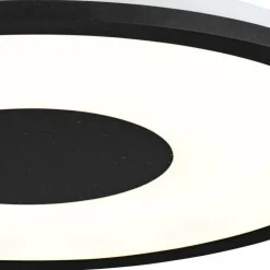 Luminaires Eglo Éclairage Led|Plafonnier Eglo MARMORATA LED Noir, Blanc, 2 lumières