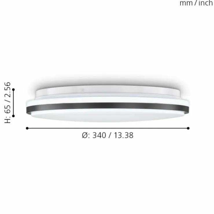 Luminaires Eglo Éclairage Led|Plafonnier Eglo MARUNELLA LED Blanc, 1 lumière