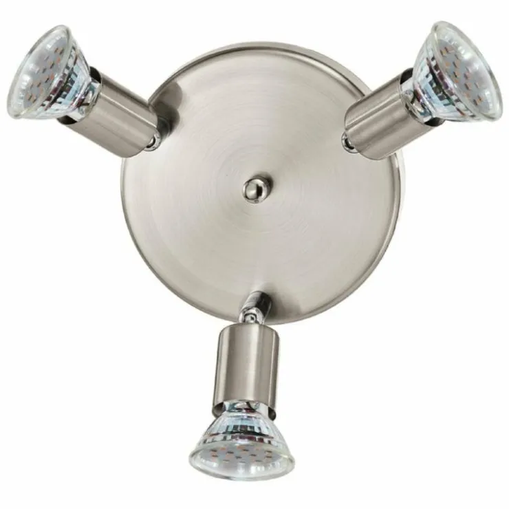 Luminaires Eglo Éclairage Led|Plafonnier Eglo MINI LED Nickel mat, 3 lumières