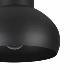 Luminaires Eglo Plafonniers|Plafonnier Eglo MOGANO Noir, 1 lumière