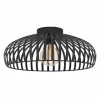 Luminaires Eglo Plafonniers|Plafonnier Eglo MOGANO Noir, 1 lumière