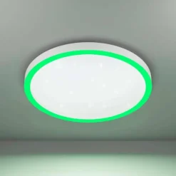 Plafonnier Eglo MONTEMORELOS-Z LED Blanc, 1 lumière, Changeur de couleurs