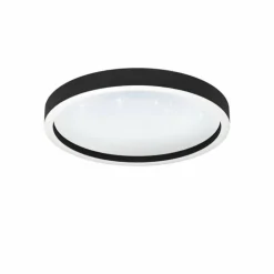 Plafonnier Eglo MONTEMORELOS-Z LED Noir, 1 lumière, Changeur de couleurs