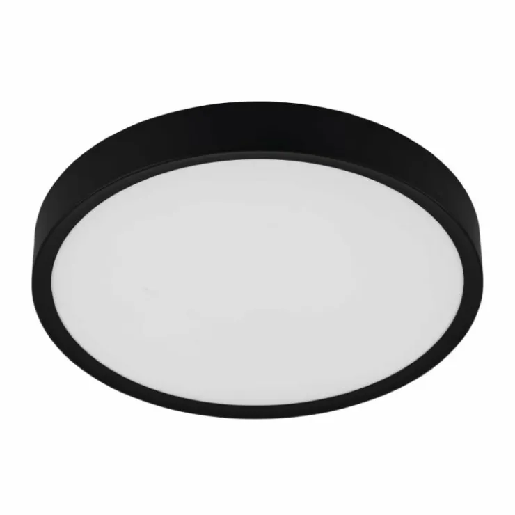 Luminaires Eglo Éclairage Led|Plafonnier Eglo MUSURITA LED Noir, 1 lumière