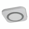 Luminaires Eglo Éclairage Led|Plafonnier Eglo OLMOS LED Chrome, Blanc, 1 lumière