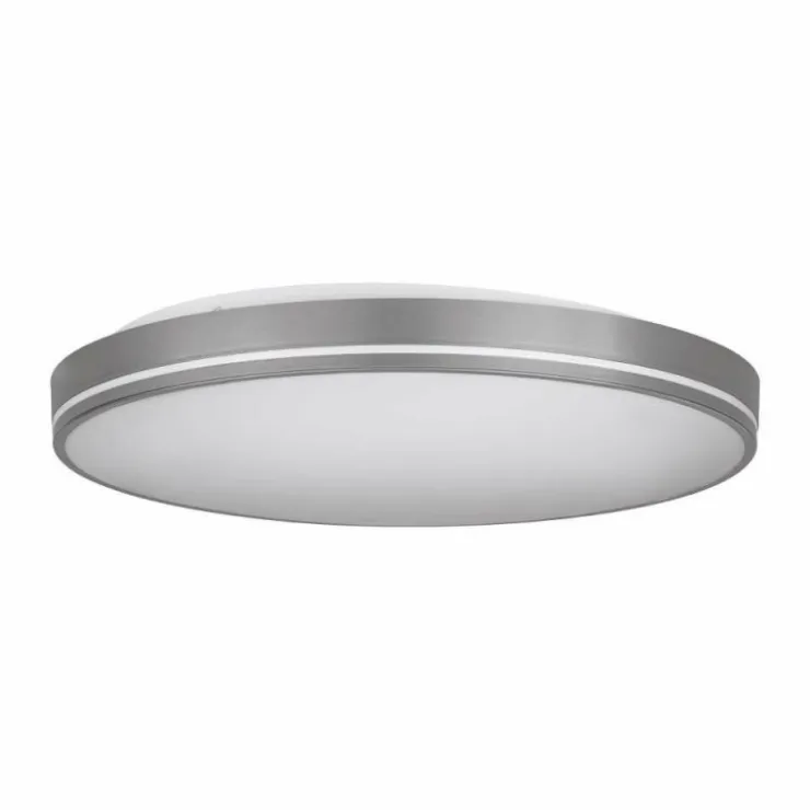 Luminaires Eglo Éclairage Led|Plafonnier Eglo OROTAVA LED Gris, 2 lumières, Télécommandes