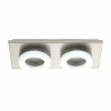Luminaires Eglo Éclairage Led|Plafonnier Eglo PALENA LED Nickel mat, 2 lumières