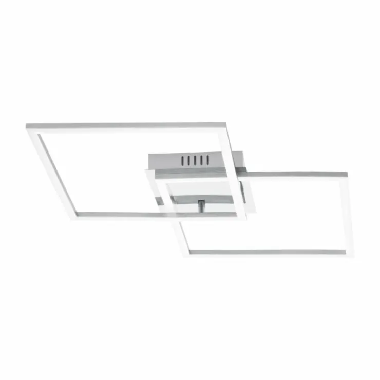 Luminaires Eglo Éclairage Led|Plafonnier Eglo PALMAVES LED Nickel mat, Argenté, 1 lumière