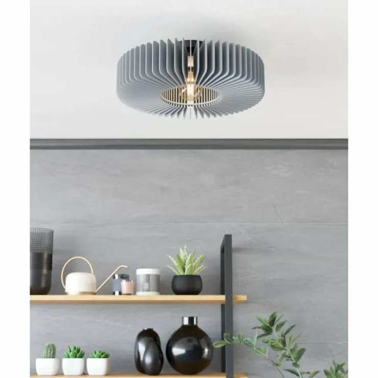Luminaires Eglo Plafonniers|Plafonnier Eglo PALOMBAIA Noir, 1 lumière