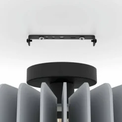 Luminaires Eglo Plafonniers|Plafonnier Eglo PALOMBAIA Noir, 1 lumière